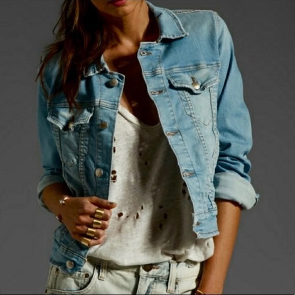 Free People Jackets & Blazers - Free People denim jean jacket